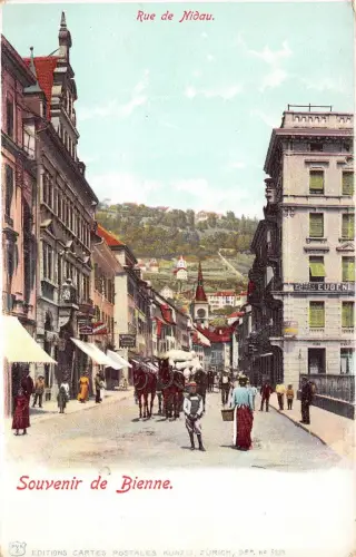 bg18523 Bienne Rue de Nidau Schweiz