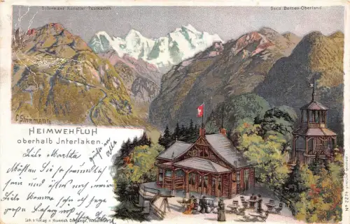 BR36619 Heimwehfluh oberhalb Interlaken Schweiz