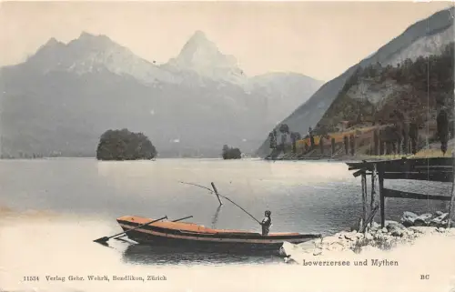 Lot 37 Lauerzersee und Mythen Bootsangeln Schweiz Untersee