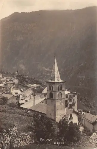 Lot 103 Finhaut Schweiz Kirche Echtfoto