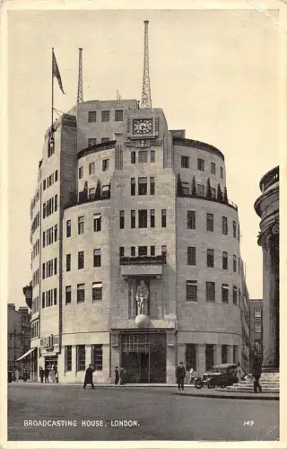 uk37466 broadcasting house london real photo uk lot 12 uk