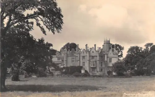 uk37502 swansea university real photo uk lot 12 uk wales