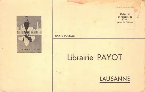 Lot336 Librairie Payot Lausanne Schweiz Bibliothek Werbung