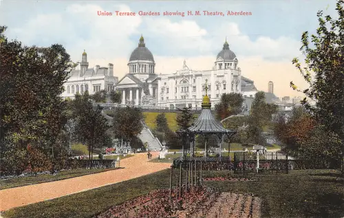 uk37854 Union Terrassengärten zeigen H M Theater Aberdeen Schottland UK Lot 13 U