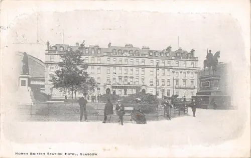 uk37886 north british station hotel glasgow scotland real photo uk lot 13 uk