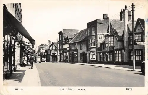 uk38072 high street witham real photo uk lot 14 uk