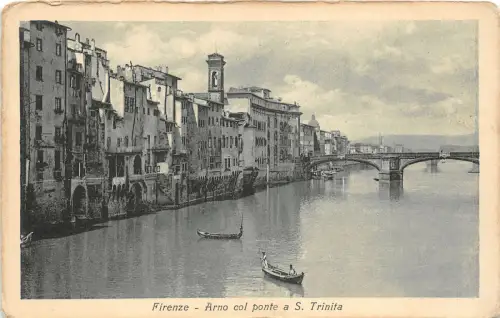 Lot 45 firenze italien arno col ponte a s trinita Florenz