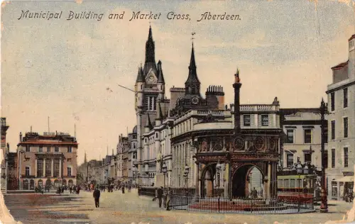 uk37817 Municipal Buildings and Market Cross Aberdeen Scotland UK Lot 13 UK