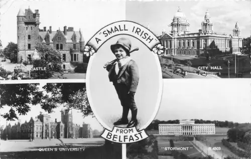 Lot 75 a small irish belfast northern ireland boy stormont city hall real photo