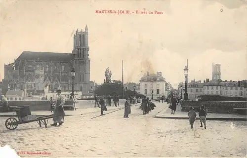 Lot 25 mantes la jolie entree du port france ecke gerissen