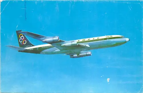 B71584 Olympic Airways Boeing 707-320 Avion Flugzeug Griechenland