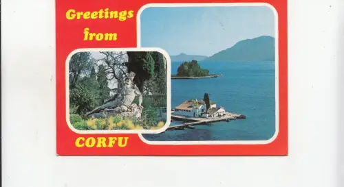 BF25104 Korfu Griechenland Vorder-/Rückbild