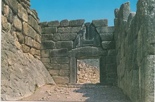 BF15140 mykenes tte lion greece front/back image