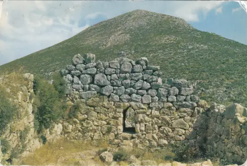 BF25027 mycenes porte secret greece front/back image