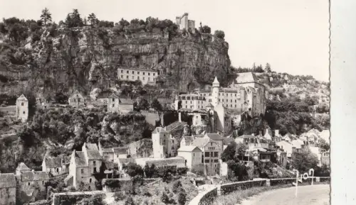 BF27534 rocamadour lot vu de la route de cahors france front/back image