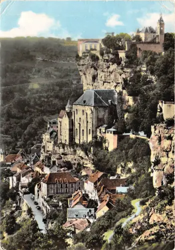 BF30237 rocamadour en quercy lot vue generale est france