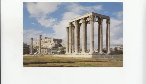 BF30028 sanctuaire de zeus olympien athen greece front/back image