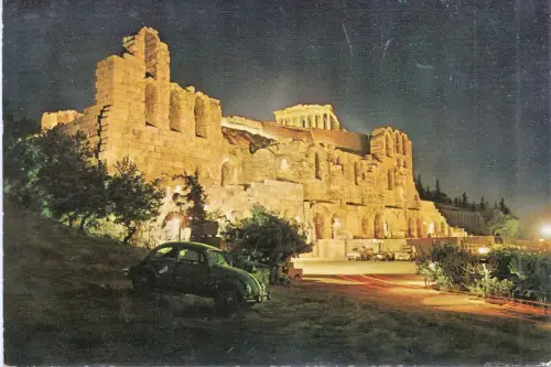 BF13562 athens the odeon of herode atticos greece france front/back image