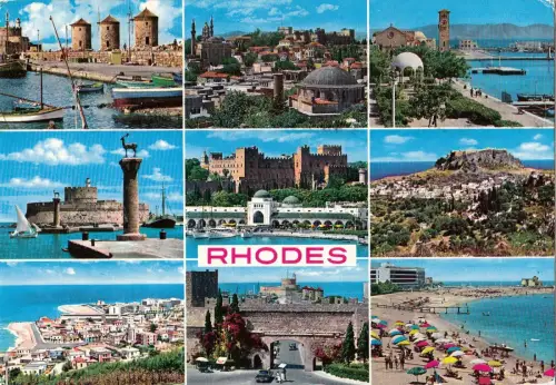 BF14914 Rhodos Griechenland Vorder-/Rückseite Bild