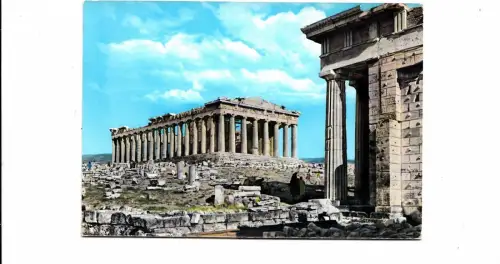 BF16467 athen parthenon greece front/back image