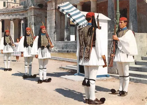 BR50257 Korfu die königliche Garde Griechenland