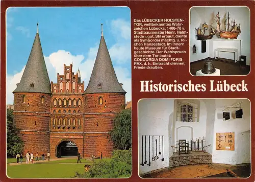 B69166 Hansestadt Holstentor Lübeck Deutschland