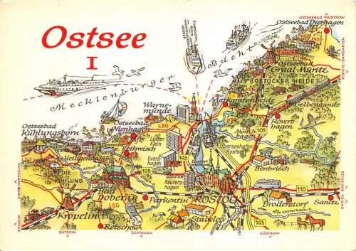 B26311 Ostsee Karte nicht gebraucht Deutschland