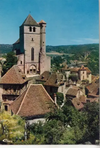 BF20705 st cirq lapopie lot l eglise france front/back image