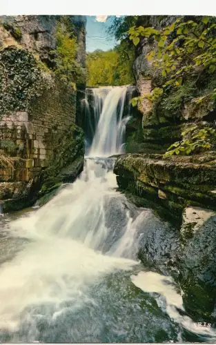BF14562 le lot environs de gramat cascade du saut de l france front/back image