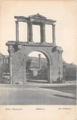 BF34040 Griechenland Athen Bogen Adrien Front/Back Scan