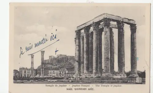 BF19147 Griechenland Athener Temple de Jupiter Vorder-/Rückseite Bild