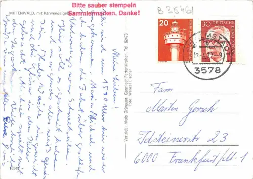 B35461 Mittenwald Deutschland