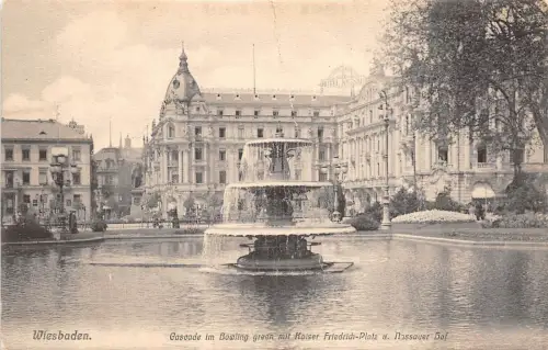 B4611 Germany Wiesbaden Cascade im Bowling Front/Back Scan