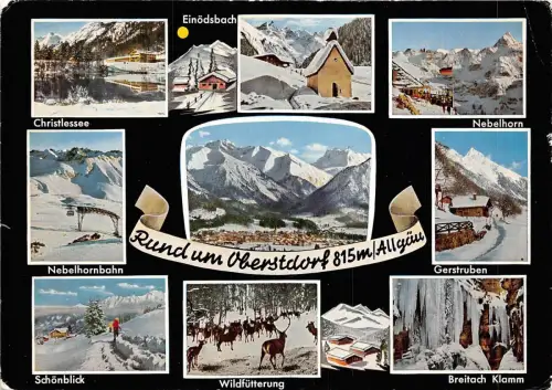 BG10780 rund um oberstdorf allgauer cerf hirsch einodsbach germany