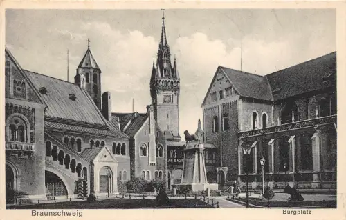 B4260 Germany Braunschweig Burgplatz Front/Back Scan