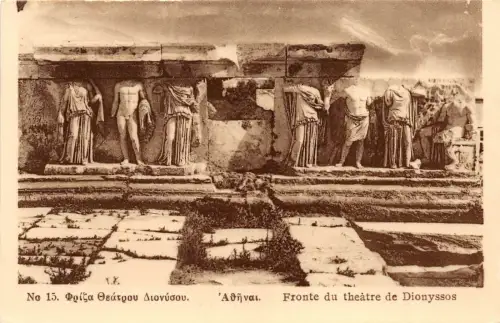 BR40843 Fronte du theatre de Dionyssos Athena Griechenland