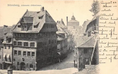 B4473 Deutschland Nürnberg Albrecht Dürerhaus Front/Back Scan