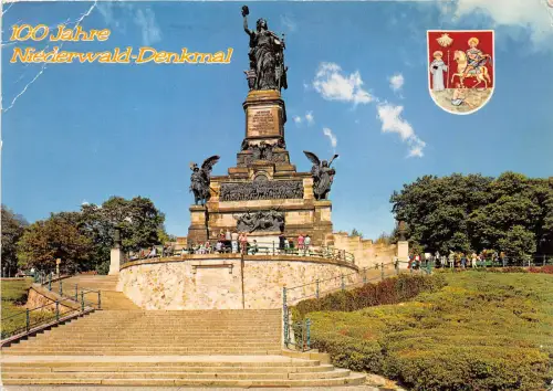 B73342 Rüdesheim am Rhein niederwald denkmal Deutschland