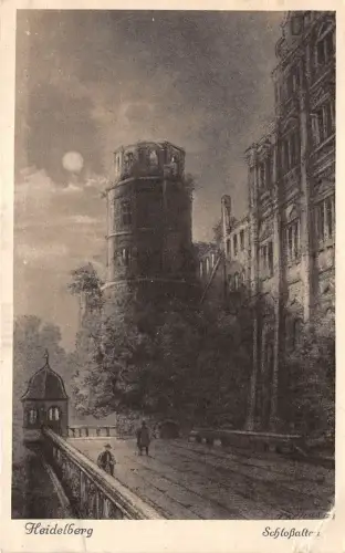 B4586 Germany Heidelberg Schloss Front/Back Scan