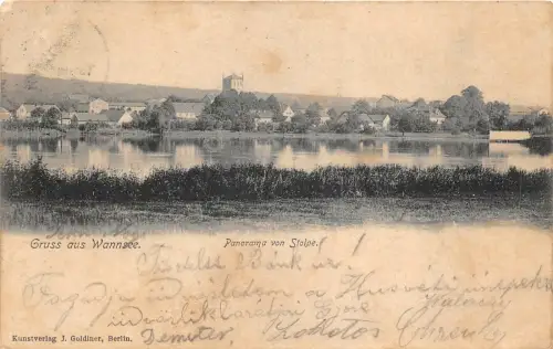 Lot129 gruss aus wannsee deutschland panorama von stolpe