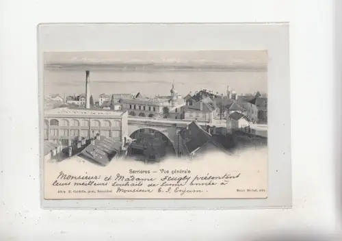 B82255 serrieres vue generale switzerland front back image