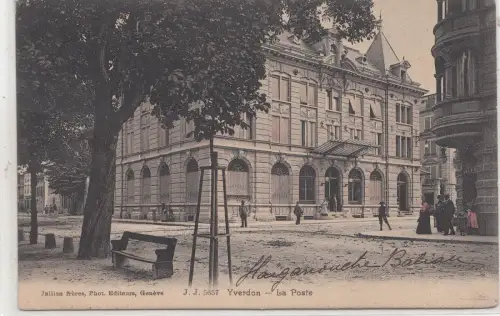 B82254 yverdon la poste switzerland front back image