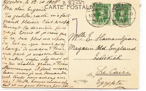 B82254 yverdon la poste switzerland front back image