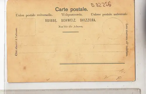 B82256 andermatt kriegskaserne schweiz vorne hinten bild