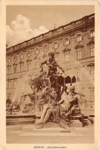 B4468 Deutschland Berlin Schlossbrunnen Front/Back Scan