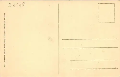 B4548 Germany Nürnberg Bratwurstlocklein Front/Back Scan