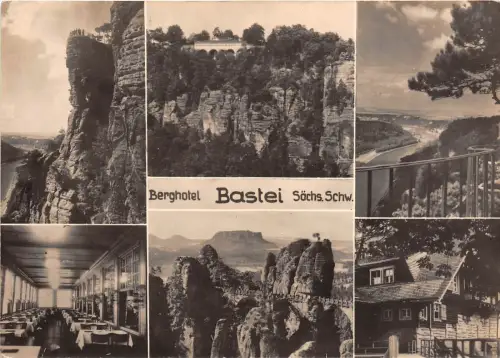 B34056 Berghotel Bastei Sachs Schweiz germany