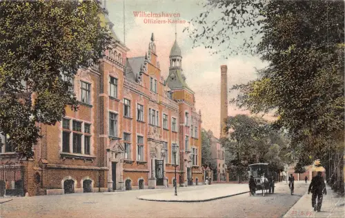 BF2573 WILHELMSHAVEN OFFIZIERS KASINO WAGEN GERMANY