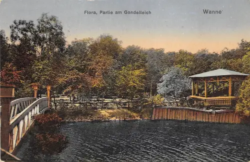 B92184 flora partie am gondelteich wanne germany