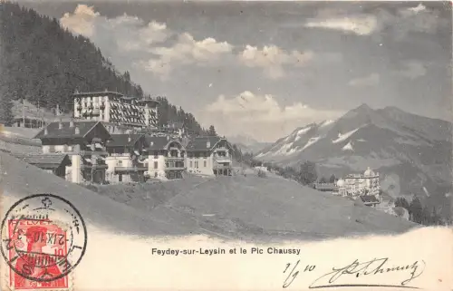 B92391 feydey sur leysin et le pic chaussy switzerland